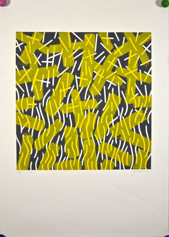 Gerrit Westerveld: Zeefdruk. Zonder titel kopen? Bied vanaf 35!