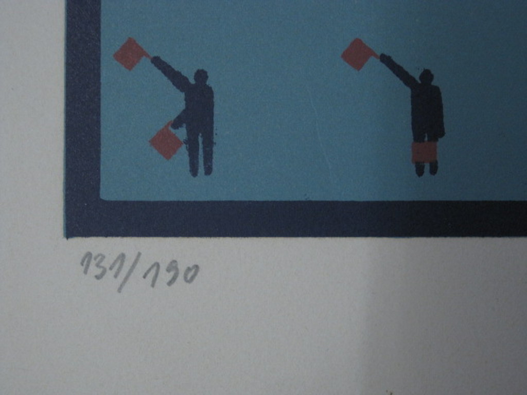 Duitse 2D kunstenaar Jan Voss 1936 gesigneerde Litho 131/190 uit 1960 kopen? Bied vanaf 1!