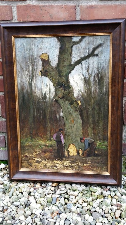 Weissenbruch johannes ( jan) Hendrik, 1824 - 1903 , Houthakkers in het bos kopen? Bied vanaf 1250!