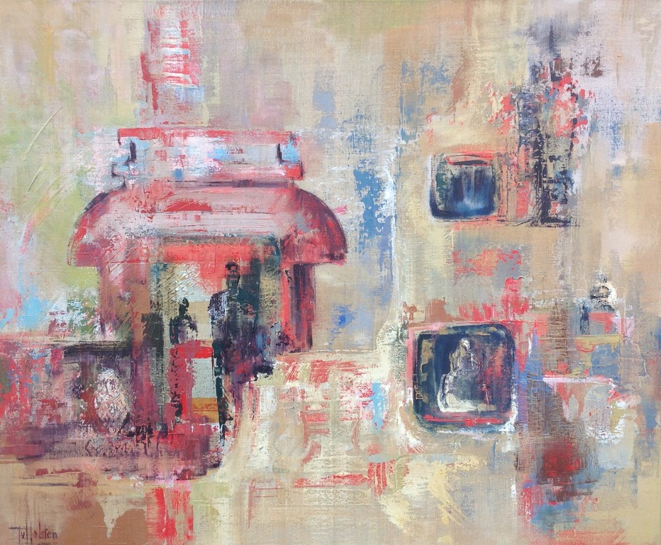Toos van Holstein, Abstract verkocht voor € 200!