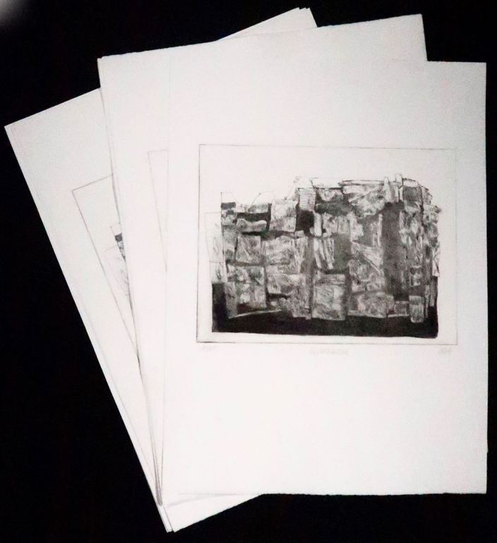 Lot met 11 werken van : Gradus Verhaaf, Ets, Luchtkasteel kopen? Bied vanaf 1!