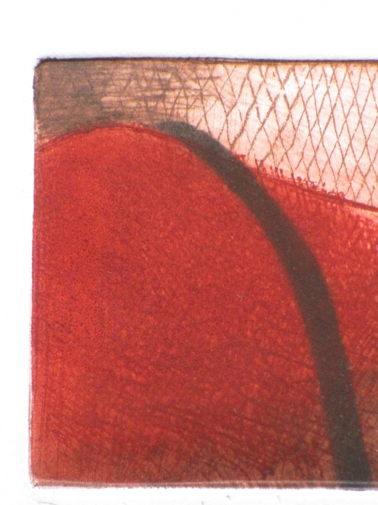 Dave Desjardine, Compositie in rood, Kleurets kopen? Bied vanaf 35!