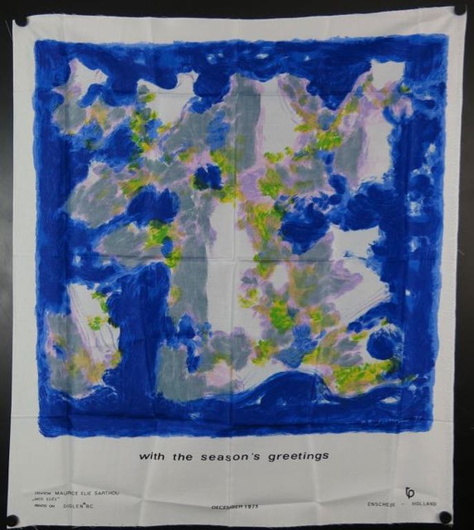 Maurice Elie Sarthou: Zeefdruk op viscose, Mer Egee kopen? Bied vanaf 1!
