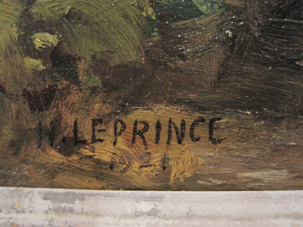 Frans? 1921 gesigneerd "le Prince" impressionistisch olieverf "herfstlandschap"  kopen? Bied vanaf 1!