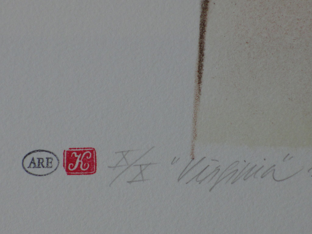 Enric Adsera Riba, Virginia, Kleurenlitho kopen? Bied vanaf 45!