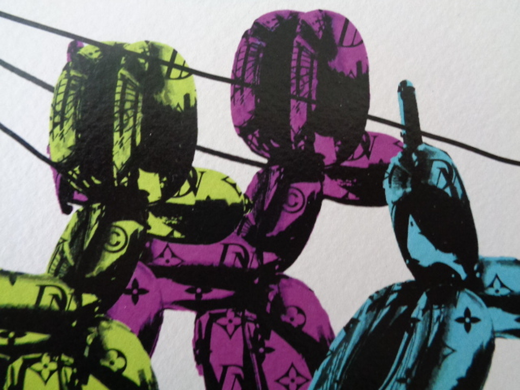 GROTE Fine Art Print,"Queen Dog ", GESIGNEERD en COA, genummerd A/P of 1 t/m 100 kopen? Bied vanaf 1!