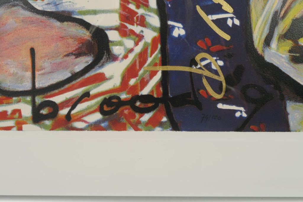 Herman Brood: zeefdruk, Alfa Brood Typo's - Ingelijst kopen? Bied vanaf 200!