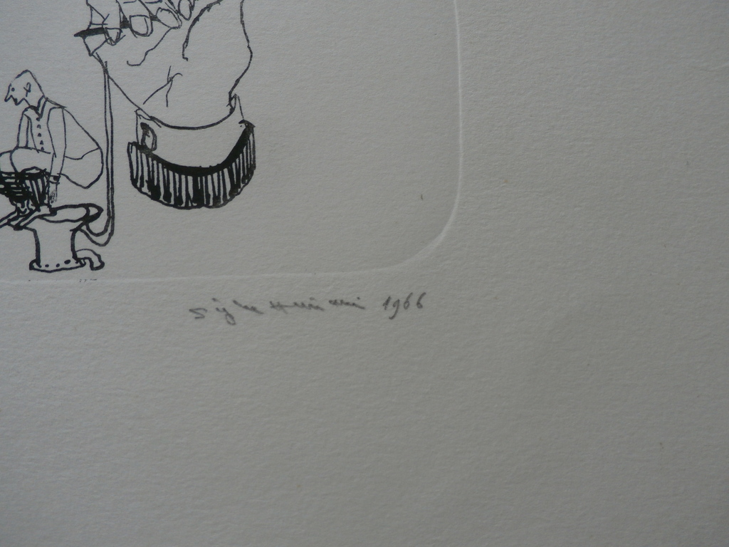 Sipke Huisman - Ets: Mensbeeld - 1966 kopen? Bied vanaf 35!