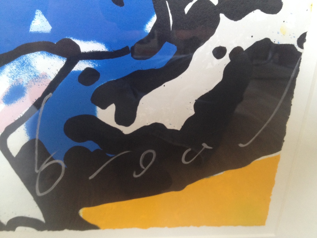 Herman Brood, grote gesigneerde zeefdruk, 'Ruiter te paard' kopen? Bied vanaf 350!