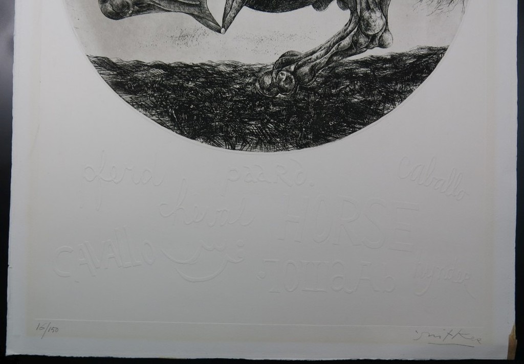 Willem Snitker: Ets, blinddruk, Paard  kopen? Bied vanaf 1!