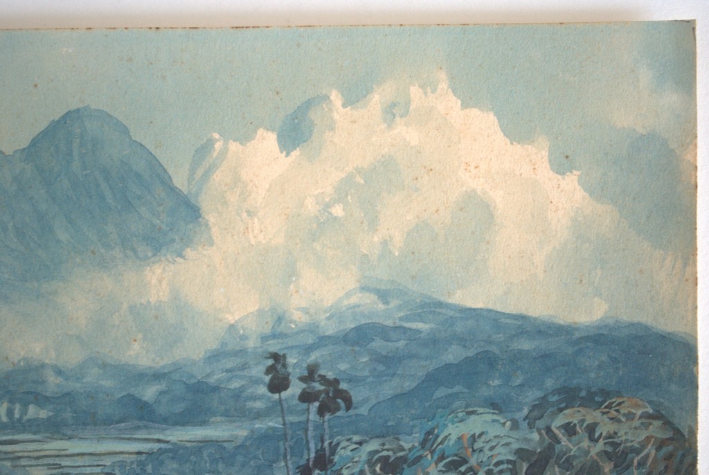 onbekend gesigneerde gouache - Indonesië jaren 40 kopen? Bied vanaf 1!