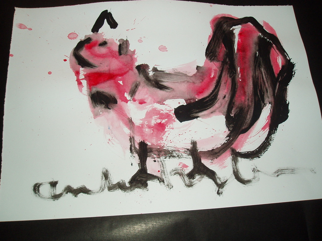 Kip van Anton Heyboer  1924/2005 verkocht voor € 125!