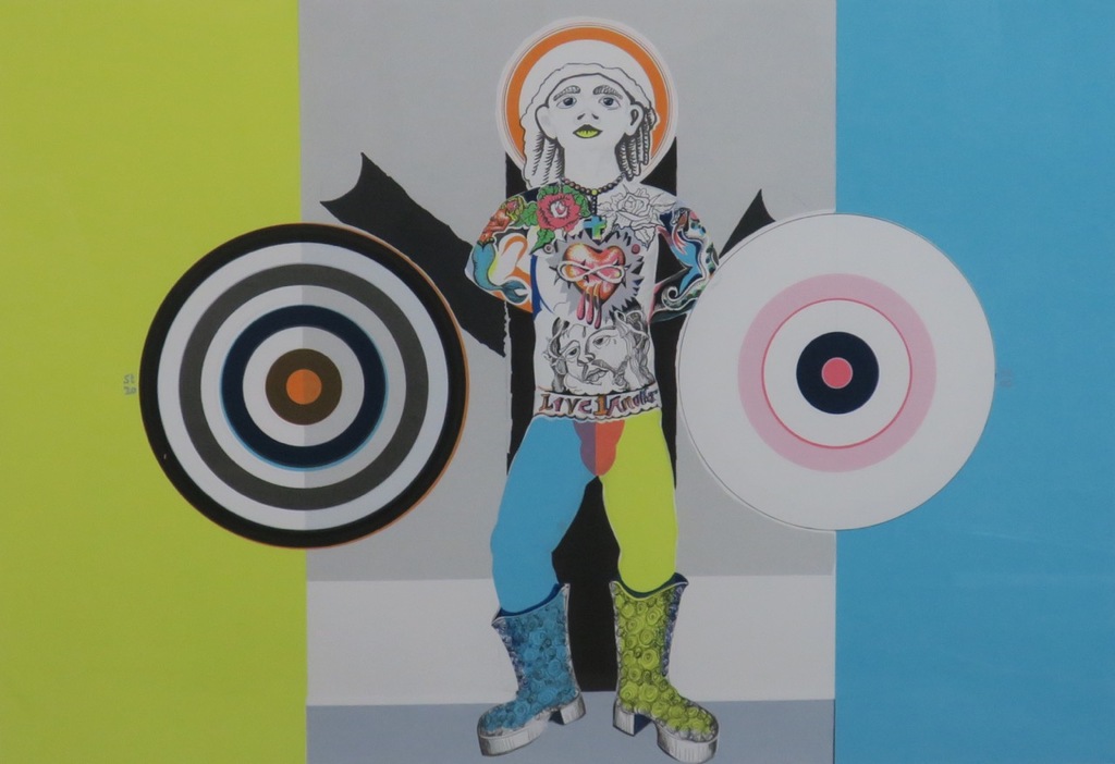 Rinke Nijburg, Zeefdruk, Zonder titel - Ingelijst (groot) kopen? Bied vanaf 35!