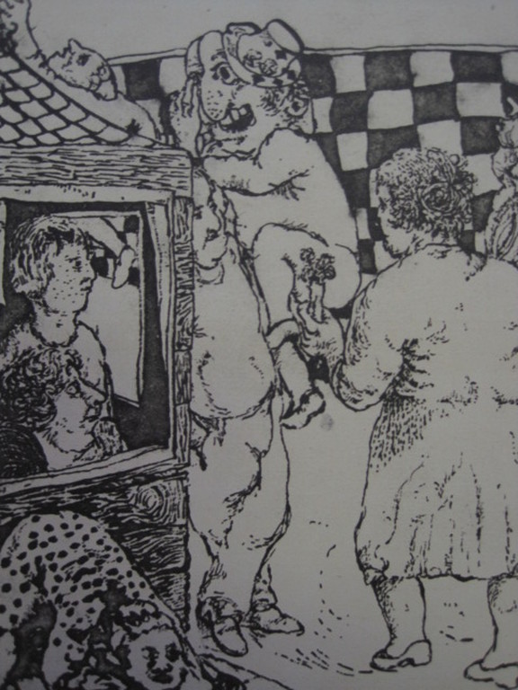 Fer Hakkaart (1941-) Leiden litho "Carneval" 1964   kopen? Bied vanaf 1!