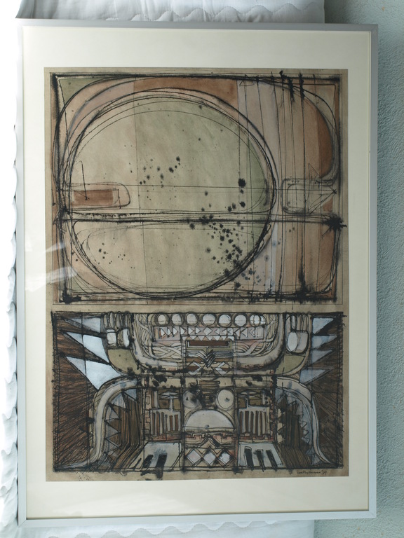 Ben Hulsegge – Gemengde techniek – Gesigneerd – 1979 – Ingelijst - 51 x 71 cm kopen? Bied vanaf 85!