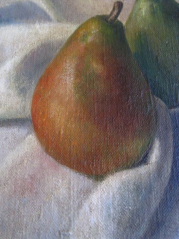 gesigneerd BOONSTRA - oud olieverf "stilleven met peren" omstreeks 1920 kopen? Bied vanaf 1!