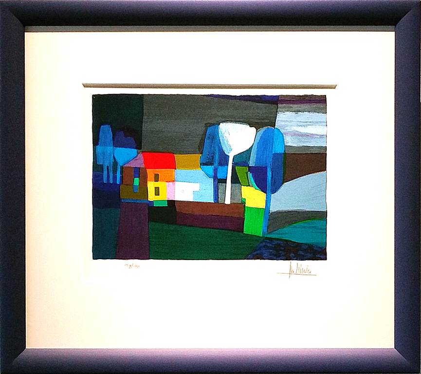 Ton Schulten: Zeefdruk 1998,  verkocht voor € 175!