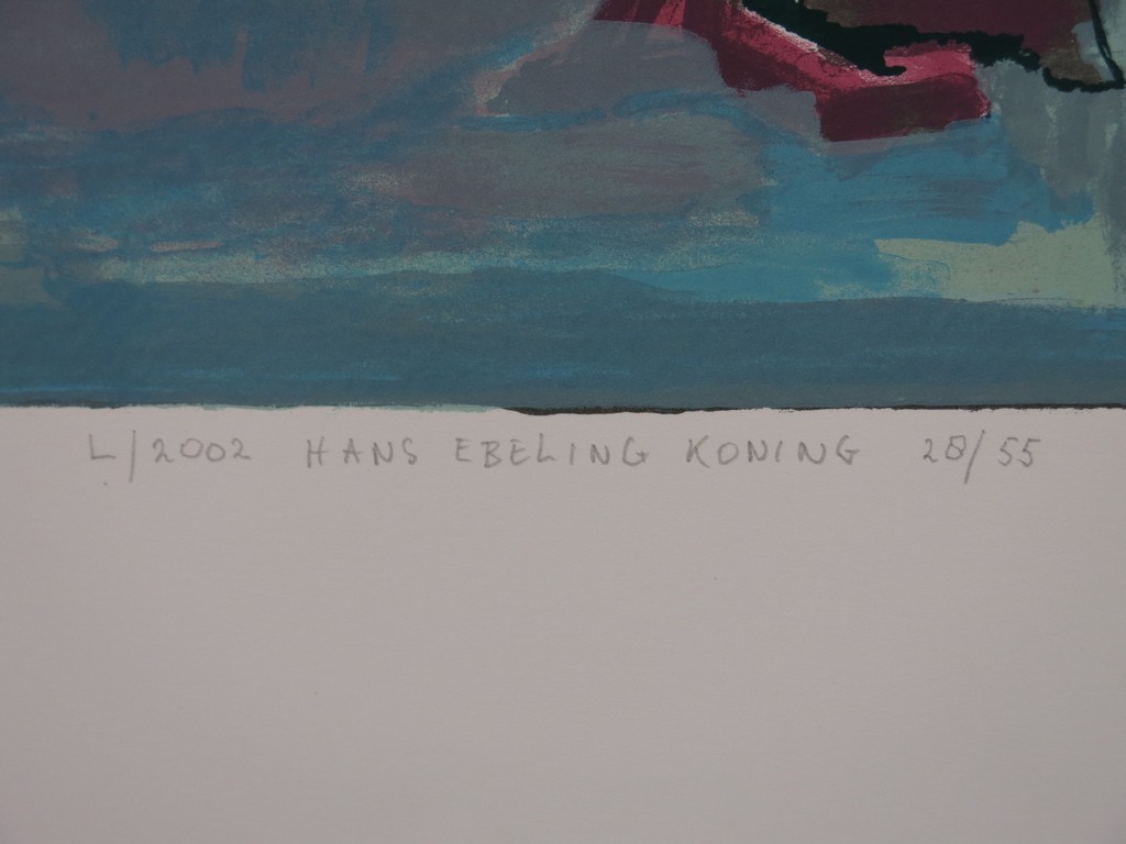 Hans Ebeling Koning: Litho, Bos L (groot) kopen? Bied vanaf 60!