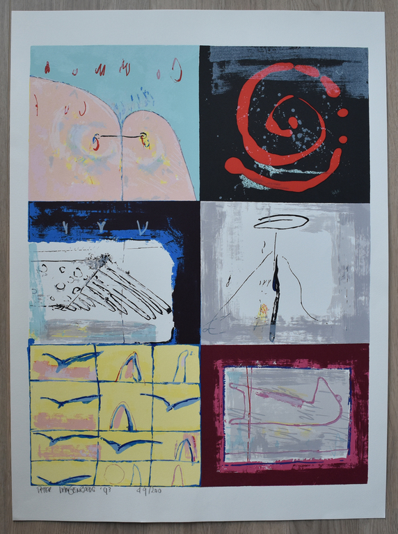 Peter Langenberg - Peter Langenberg # ZES COMPOSITIES # litho, 1993, mint kopen? Bied vanaf 39!