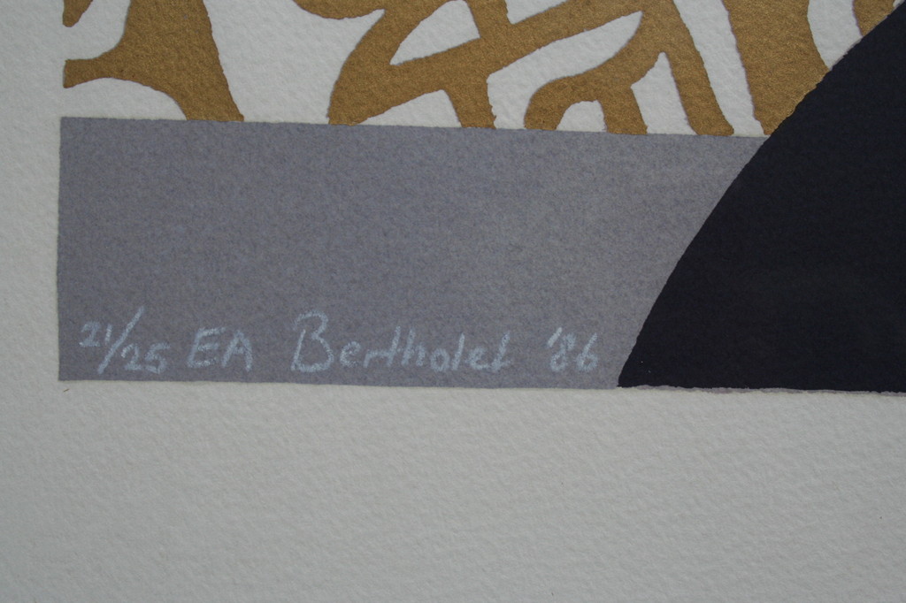 Ferry Bertholet, zeefdruk, erotische compositie kopen? Bied vanaf 38!