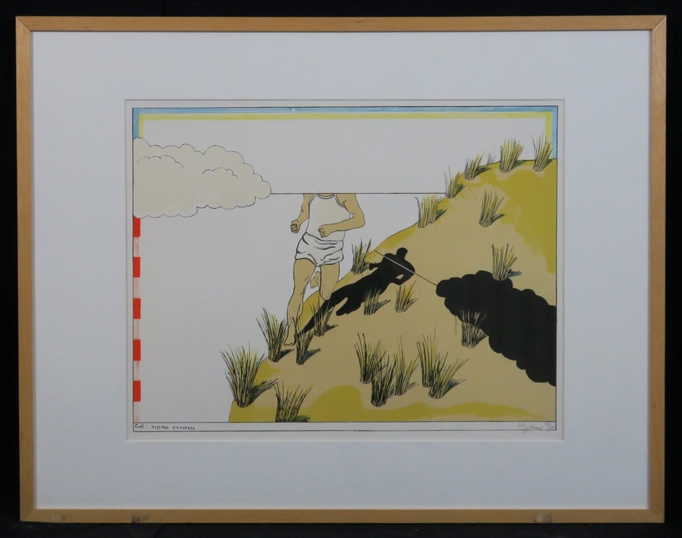 Hannes Postma: Litho, Horizon Amputaal - Ingelijst kopen? Bied vanaf 60!