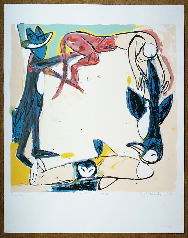 Anton Vrede - Solid state, litho kopen? Bied vanaf 30!