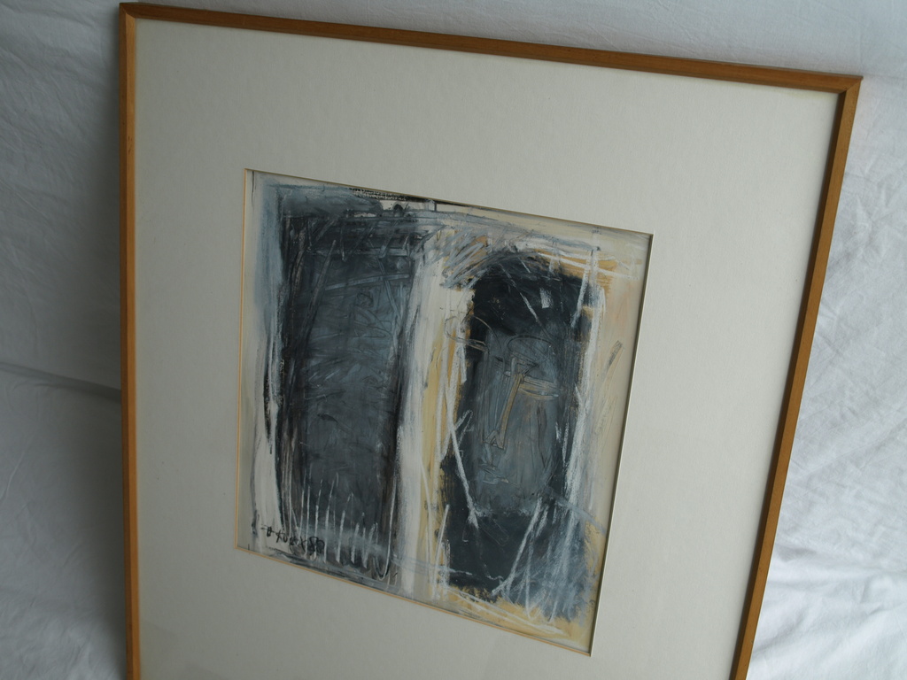 Hannah Kockx : Gemengde techniek, pastel en acryl – gesigneerd & ingelijst –1988 kopen? Bied vanaf 40!