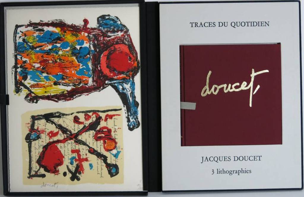 Jacques Doucet: Portfolio: 3x Litho + boek, Traces du Quotidien kopen? Bied vanaf 200!