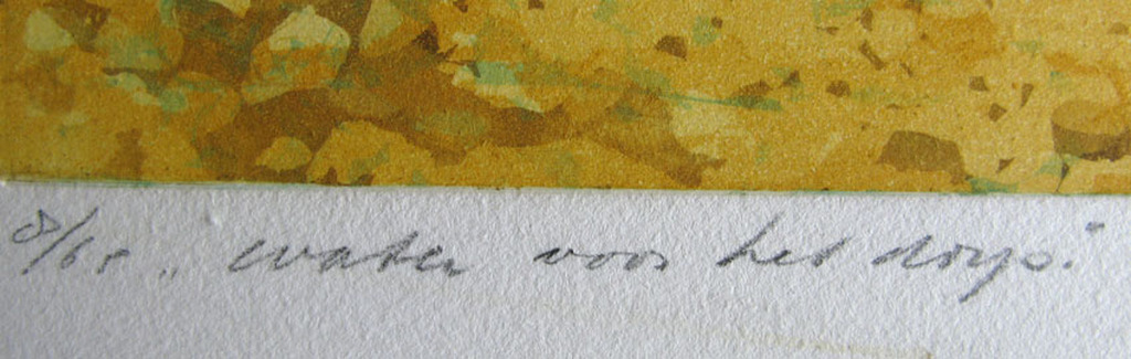 Willy Belinfante - WATER VOOR HET DORP - kleurets kopen? Bied vanaf 1!