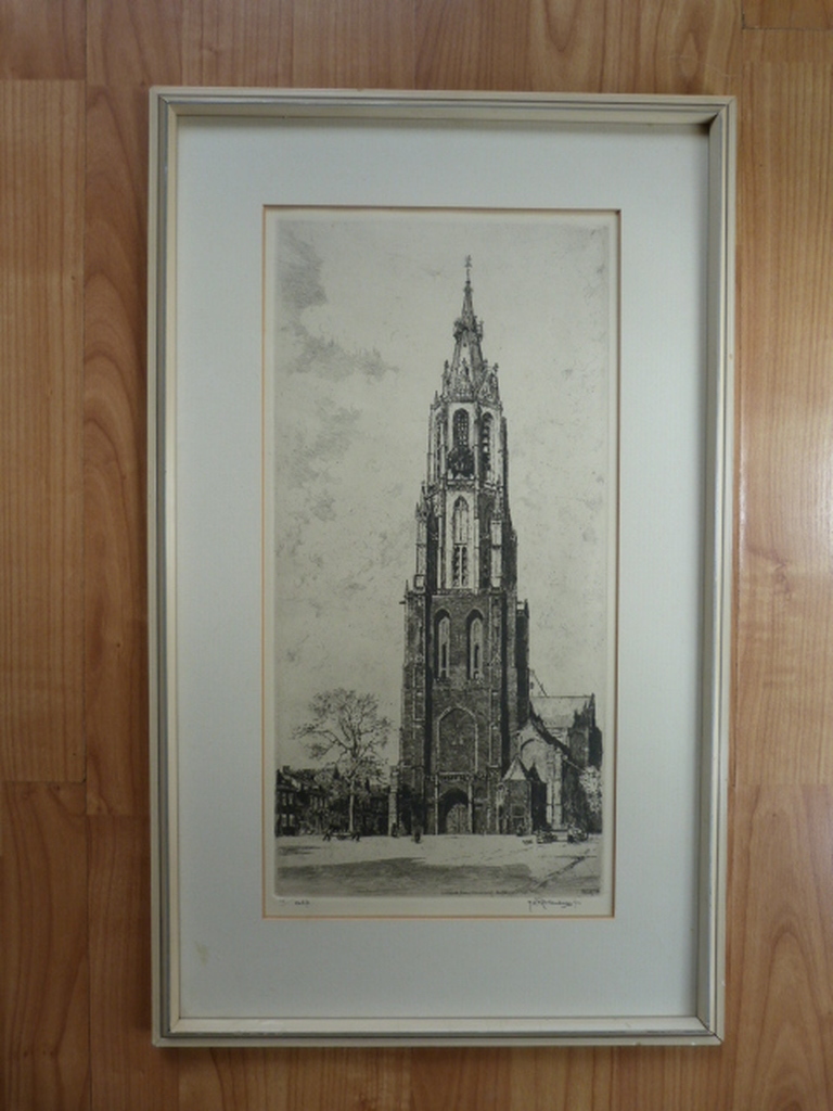  H.E. Roodenburg  -  Delft  -  St. Ursulatoren ( Nieuwe Kerk ) kopen? Bied vanaf 1!