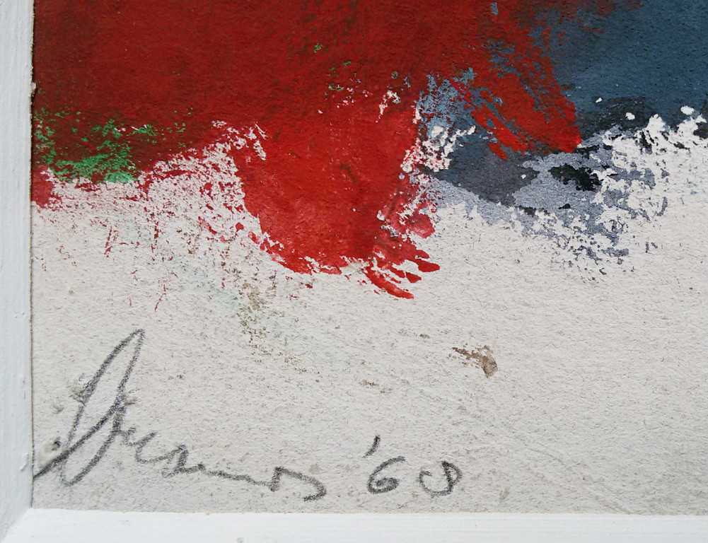 Eugène Brands - Abstracte compositie, gouache (mooi ingelijst) kopen? Bied vanaf 1250!