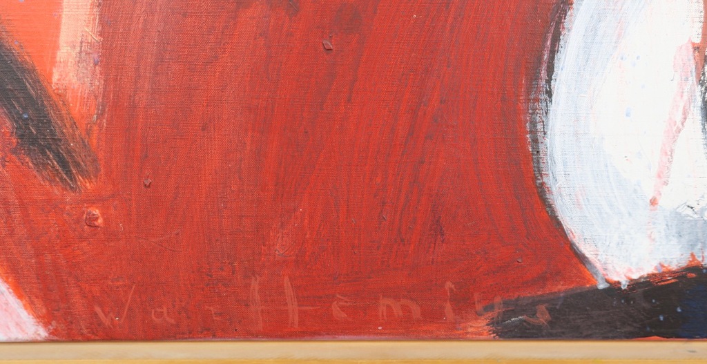 Piet Warffemius: Acryl op doek, De geheimen van.. - Ingelijst (Zeer groot) kopen? Bied vanaf 375!