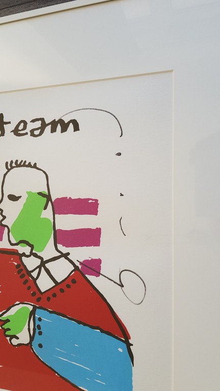 Herman Brood: zeefdruk, We're a team kopen? Bied vanaf 200!