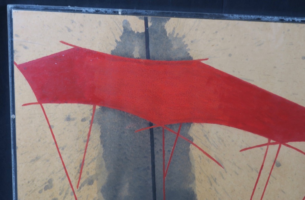 Siet Zuyderland: Gouache op papier, Hangar II - Ingelijst kopen? Bied vanaf 150!