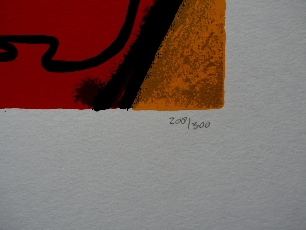 Herman Brood - zeefdruk: Golfer - gesigneerd kopen? Bied vanaf 225!