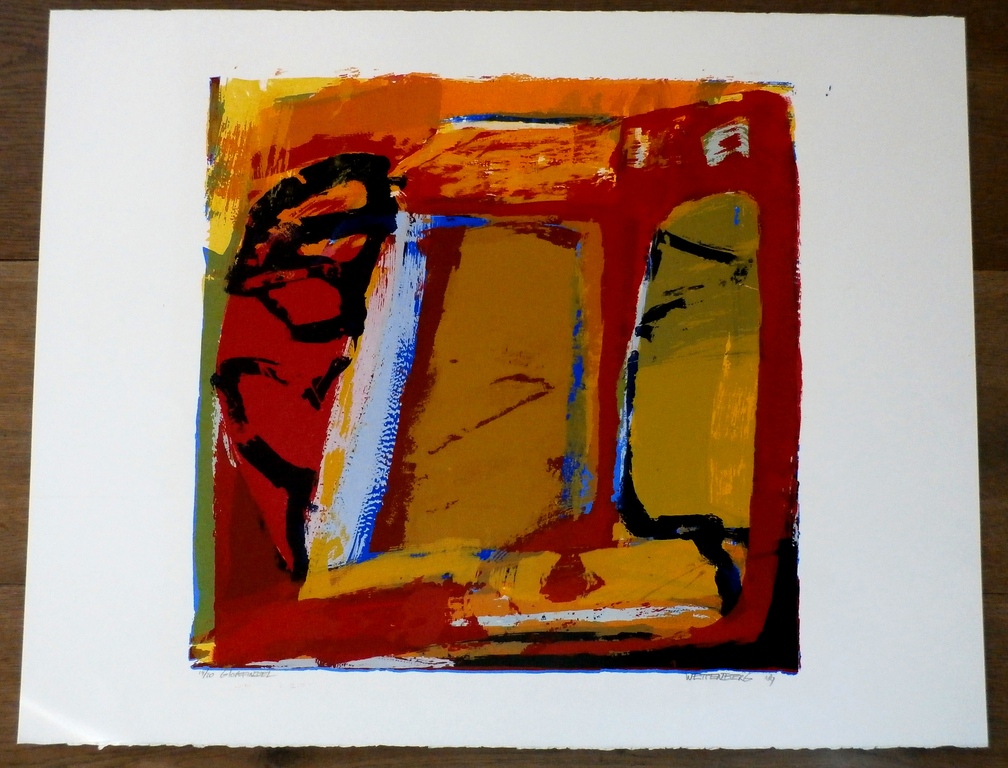 Siebrand Weitenberg - zeefdruk - 1989 kopen? Bied vanaf 45!