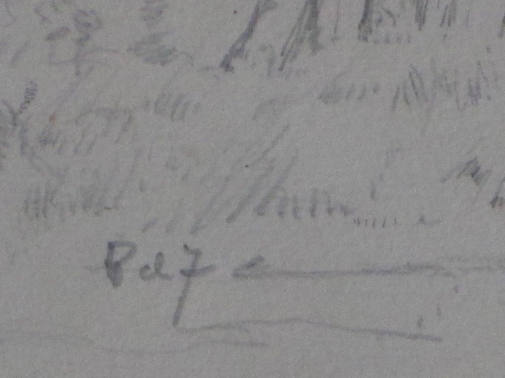 Pieter de Zwart, Polderlandschap met bomen, Tekening kopen? Bied vanaf 1!