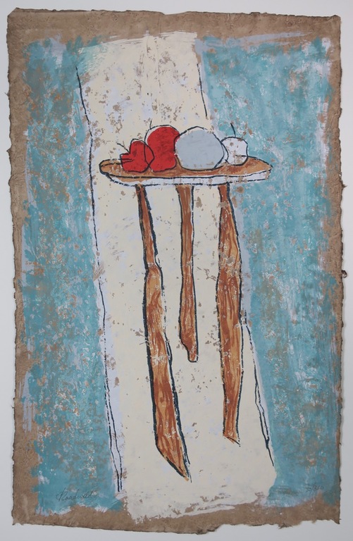 Carla Raadsveld: Zeefdruk, Stilleven kopen? Bied vanaf 1!