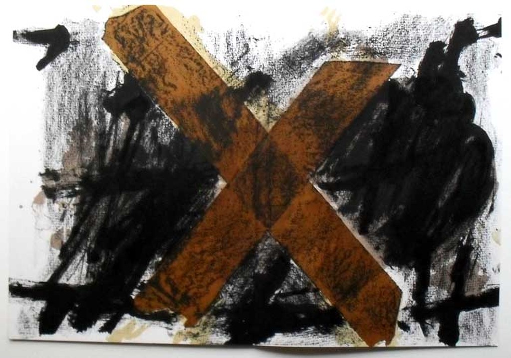 Antoni Tàpies- originele litho uit de Derriere le miroir nr. 200/1972 verkocht voor € 79!