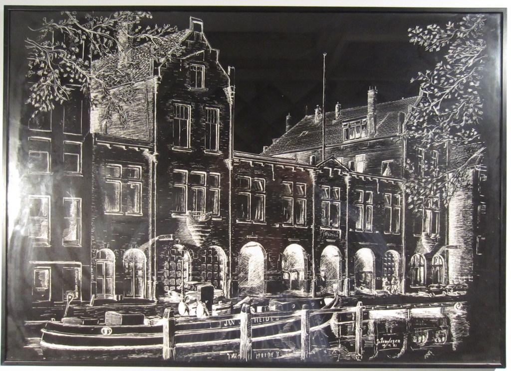 Johan van Zonderen (1925-1996) - Amsterdam Brandweerkazerne Nieuwe Achtergracht kopen? Bied vanaf 95!