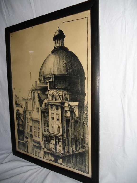 Reinier Wijnand Snapper: Gravure, Koepelkerk Amsterdam kopen? Bied vanaf 30!