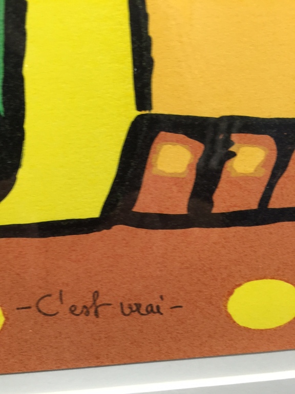 Simon & Bruno - C'est vrai - kleuren zeefdruk nr 43 - gesigneerd - oplage 160 kopen? Bied vanaf 1!