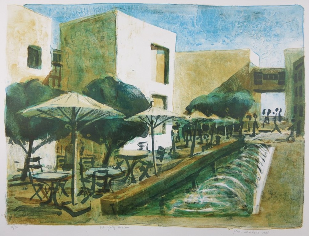 Jeroen Hermkens: Litho, L.A. Getty Museum verkocht voor € 150!