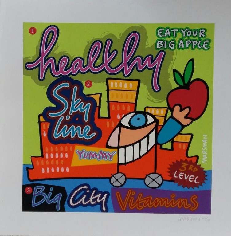Originele zeefdruk van Jean Paul Marsman - Healthy kopen? Bied vanaf 1!