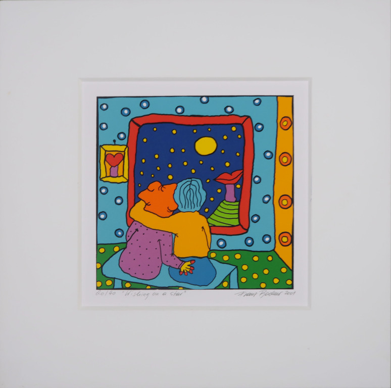 Franz Bodner: Zeefdruk, Wishing on a star kopen? Bied vanaf 20!