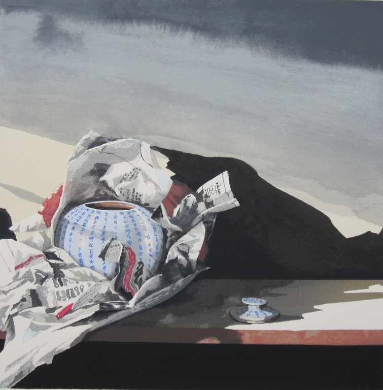 Max Kreijn: Map Zeefdrukken, ''Five Cities'' kopen? Bied vanaf 200!