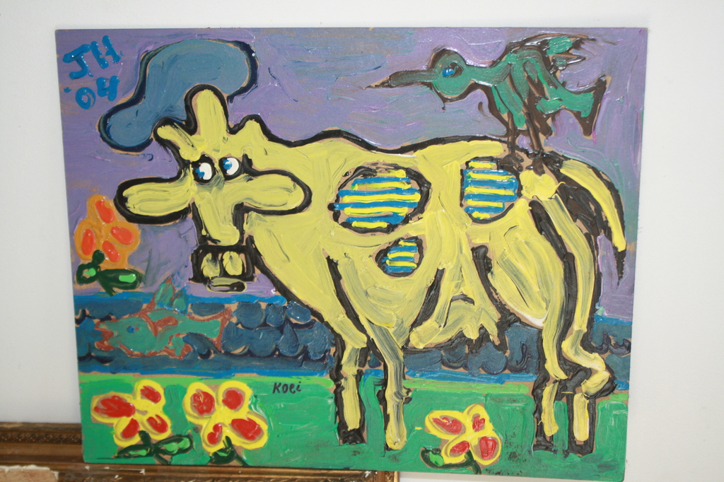 JOOP HANSEN  - KOEI SCHILDERIJ kopen? Bied vanaf 29!