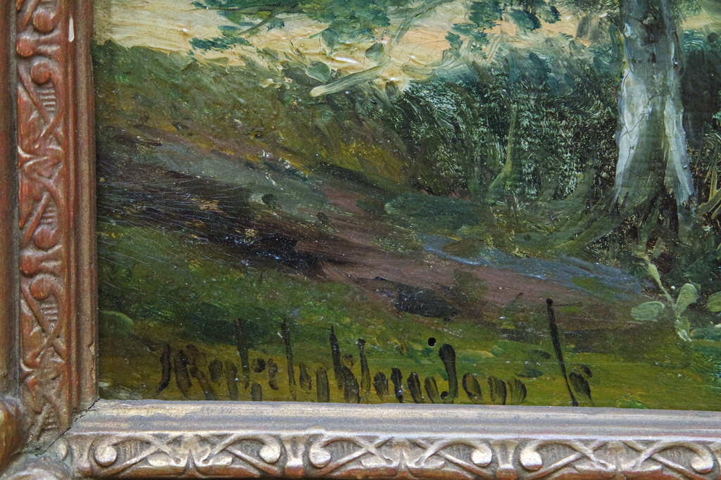 Hermanus Jan Hendrik Rijkelijkhuijsen (1813-1883)-olieverf op paneel - landschap kopen? Bied vanaf 390!