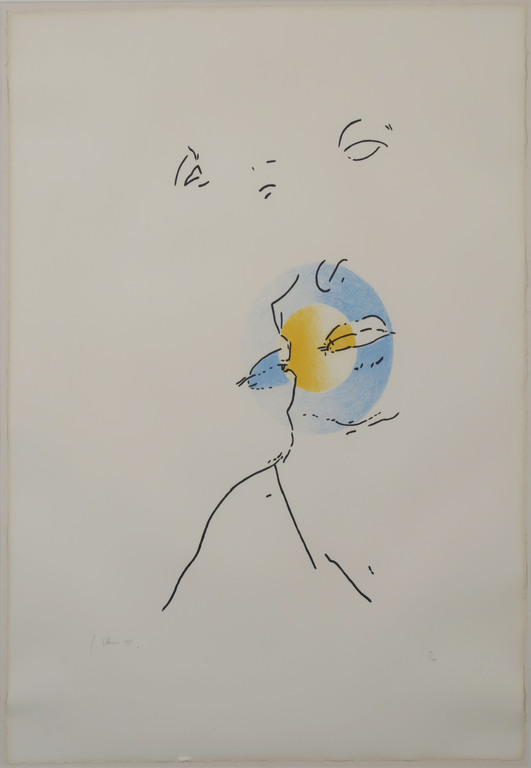 Jaap Hillenius: Litho, Zonder titel - Ingelijst kopen? Bied vanaf 1!