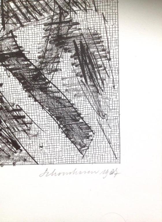 Schoonhoven, Jan -Zeefdruk op dik Terlio-papier -potlood gesigneerd 96/100 -1987 kopen? Bied vanaf 328!